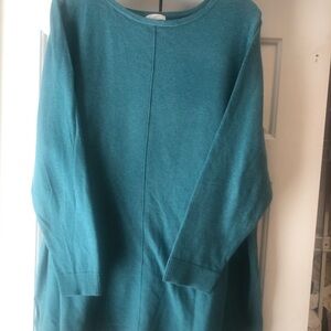 J Jill Plus Size 3X Tunic Sweater